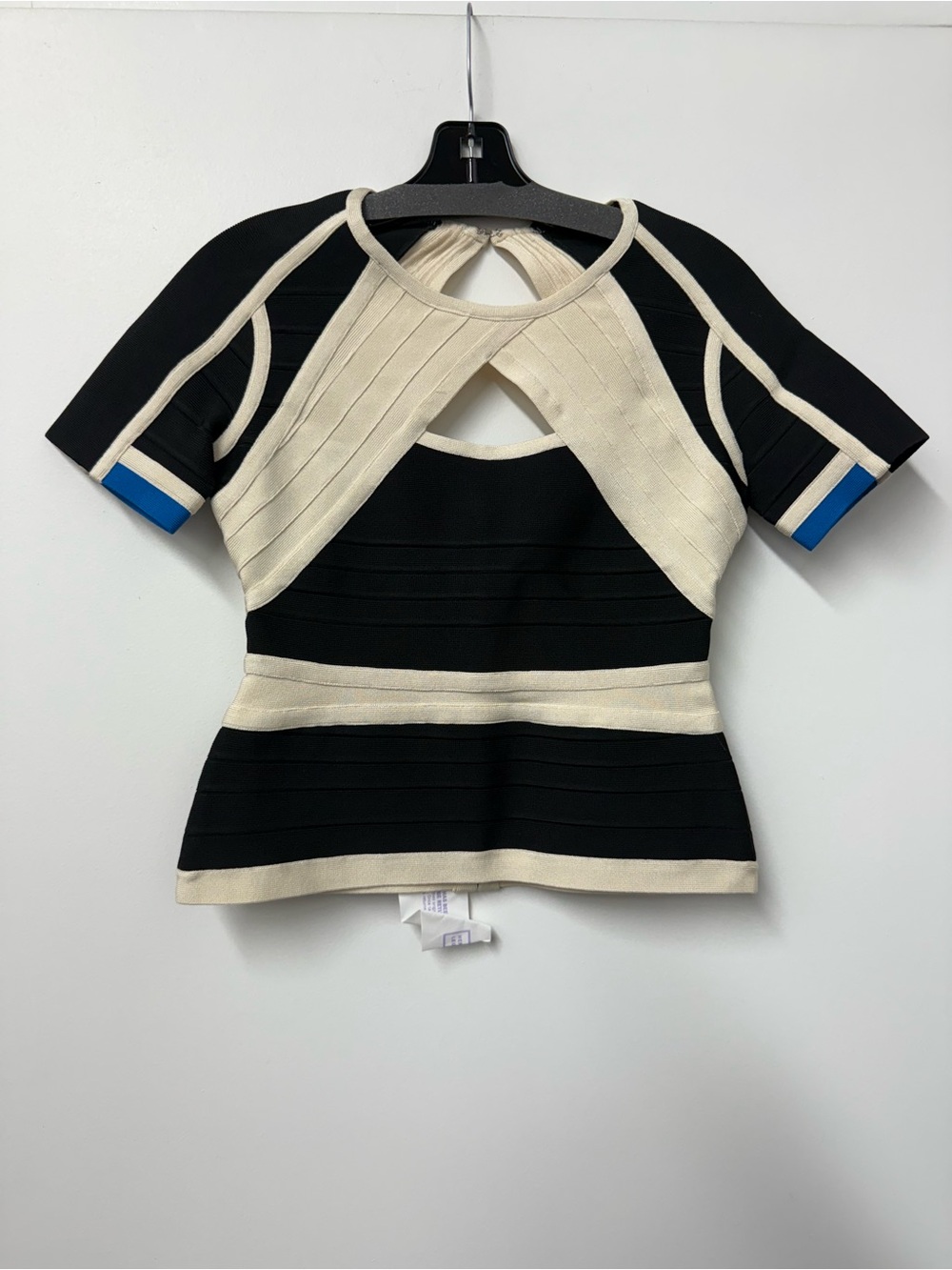 Herve Leger Brynn Bandage Top in Corozo Combo